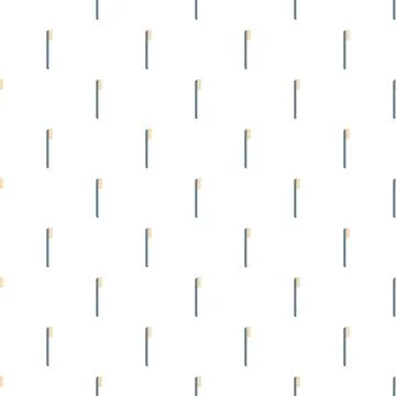 Toothbrush repeating pattern for dental hygiene illustration Stock Illustration