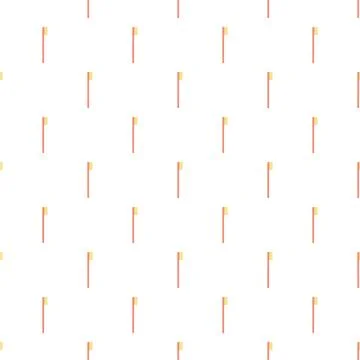 Toothbrush seamless pattern repeating for oral hygiene background Stock Illustration