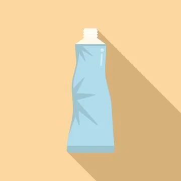 Toothbrush waste icon flat vector. Organic garbage 库存插图