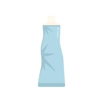 Toothbrush waste icon flat vector. Organic garbage Stock Illustration
