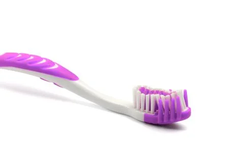 Toothbrush on white background Stock-Fotos