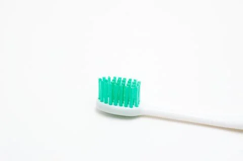 Toothbrush on white background Stock Photos
