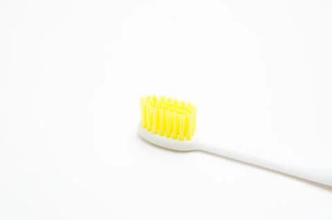 Toothbrush on white background Stock Photos