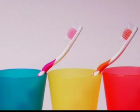 Toothbrushes Stock Footage 561931