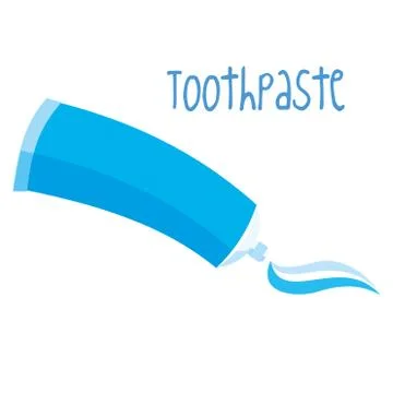 Toothbrushes on white background Stock Illustration