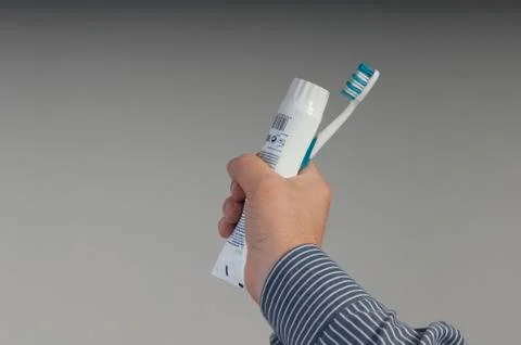  Toothpaste and toothbrush Stock Photos