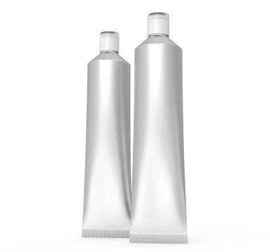 Toothpaste blank mockup Stock Illustration