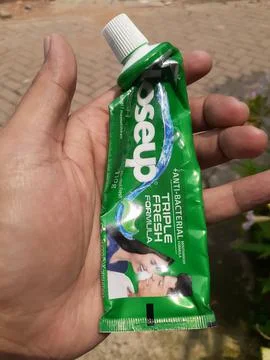 Toothpaste "Closeup" Fotos de archivo