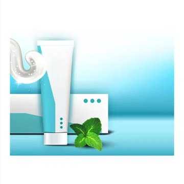 Toothpaste Creative Promotional Banner Vector Illustration banner Stock Illustration