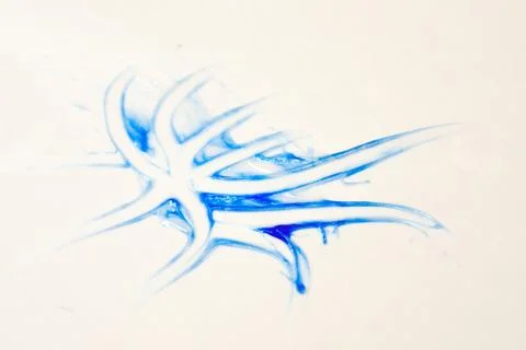 Toothpaste drawing 스톡 사진