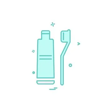 Toothpaste icon design vector イラスト素材