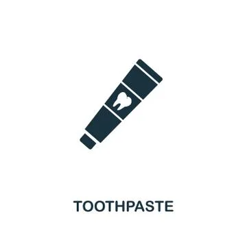 Toothpaste icon. Premium style design from hygiene icons collection. Pixel Stock Illustration