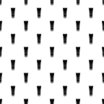 Toothpaste icon, simple black style Stock Illustration