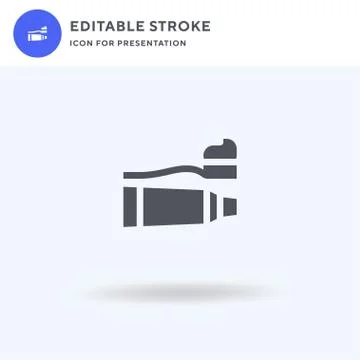 Toothpaste icon vector, filled flat sign, solid pictogram isolated on white,  Stock Illustration