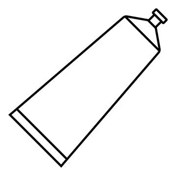 Toothpaste icon vector Stock Illustration