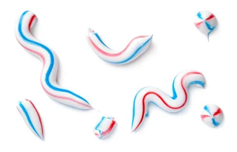Toothpaste Isolated On White Background Stock Photos