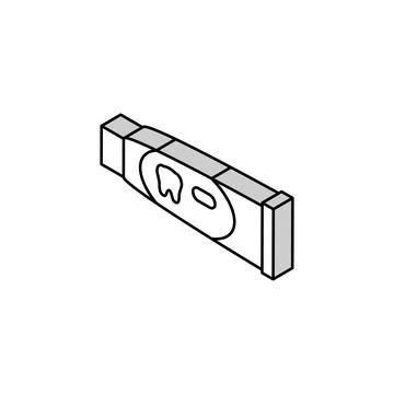 Toothpaste isometric icon vector illustration Ilustración de archivo