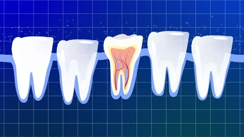Toothpaste or mouthwash product remove bacterial and food stuck from teeth. oral Stock Footage 301779926
