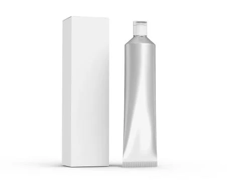 Toothpaste package mockup Stock Illustration