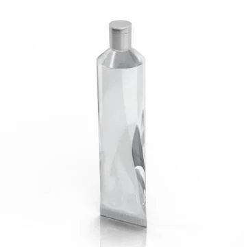 Toothpaste package mockup Stock Illustration