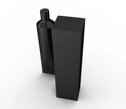 Toothpaste package mockup Stock Illustration