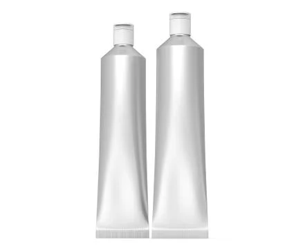 Toothpaste package mockup Stock Illustration