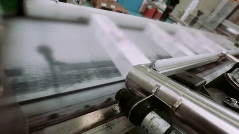 Toothpaste production on the conveyor Stock Footage 85184709