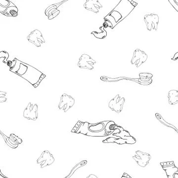 Toothpaste, tooth, dental counter Stock Illustration