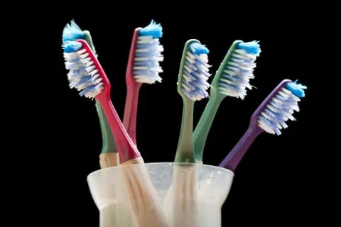 Toothpaste toothbrush Stock Photos