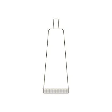 Toothpaste tube icon Stock Illustration