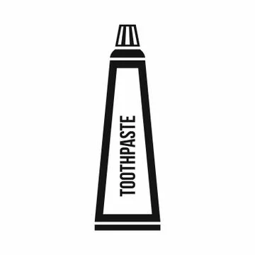 Toothpaste in tube icon, simple style Stock Illustration