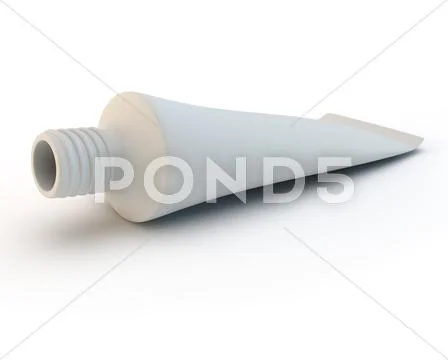 Toothpaste tube Stock Illustration