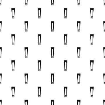 Toothpaste tube pattern Stock Illustration
