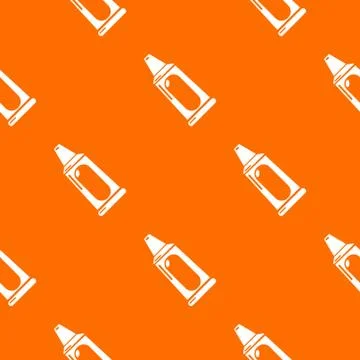 Toothpaste tube pattern vector orange Ilustración de archivo
