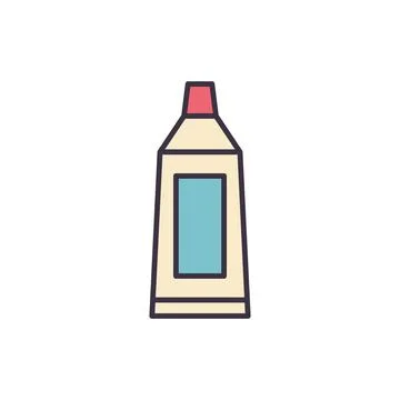 Toothpaste Tube related vector icon. Ilustración de archivo