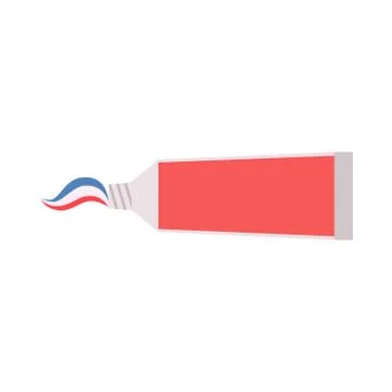 Toothpaste tube vector white isolated cream illustration. Care toothbrush hea 스톡 일러스트
