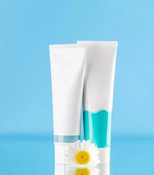 Toothpaste tubes 스톡 사진