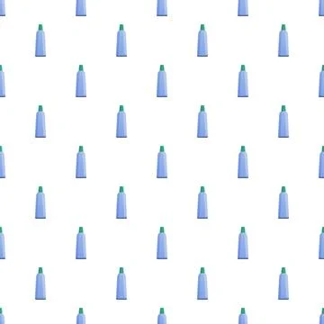 Toothpaste tubes repeating pattern forming background 库存插图