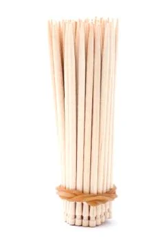 Toothpick close up Stock Photos