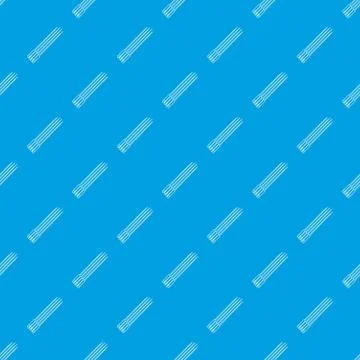Toothpick pattern seamless blue Stock Illustration