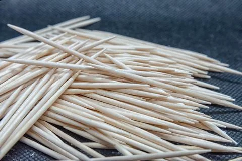 Toothpick on a pile Stock Photos