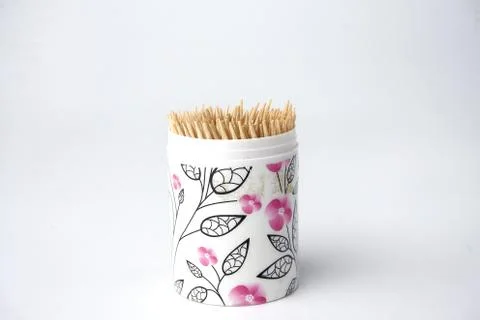 Toothpicks isolated on white background - image Stock Photos
