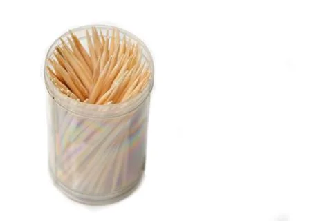 Toothpicks on a Plastic Holder Stock Photos