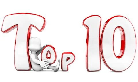 Top 10 award Stock Illustration