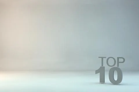 Top 10 on background Stock Illustration