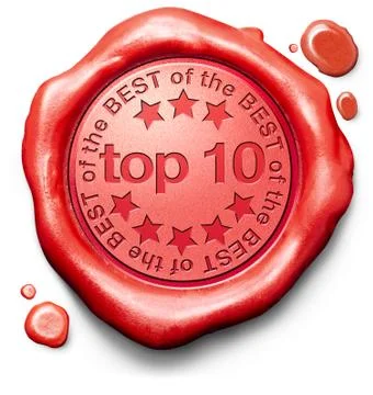 Top 10 charts Stock Illustration