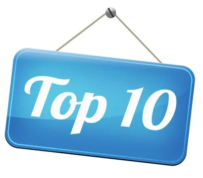 Top 10 charts Stock Illustration
