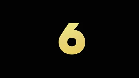 Top 10 countdown 4k gold color Stock Footage 140437687