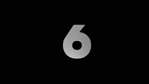 Top 10 countdown 4k silver color Video stock 140437672