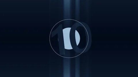 Top 10 - Countdown 動画素材 88176815